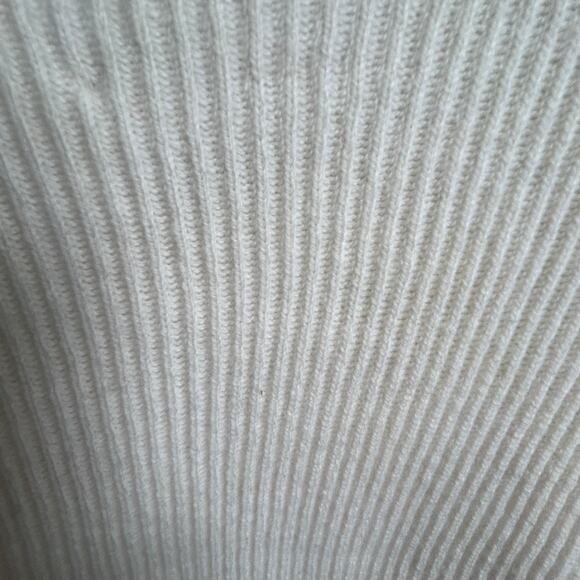 NEW Madewell SoftWool Square-Neck Pullover Sweater Medium Cashmere Blend Cream - Picture 10 of 10